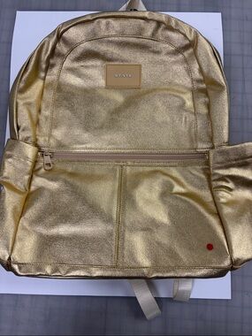 STATE Metallic Gold Backpack